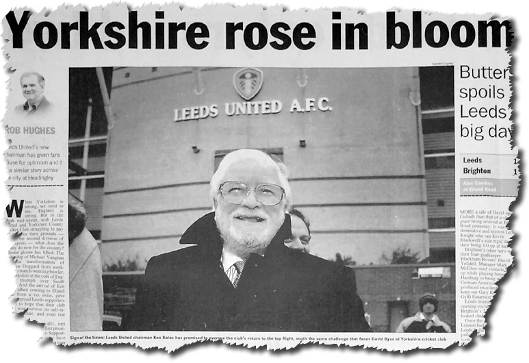 The Sunday Times of 30 January 2005 features Ken Bates' takeover of Leeds United
