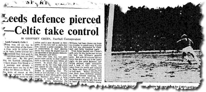 The Times of 2 April 1970 features the previous day's big clash