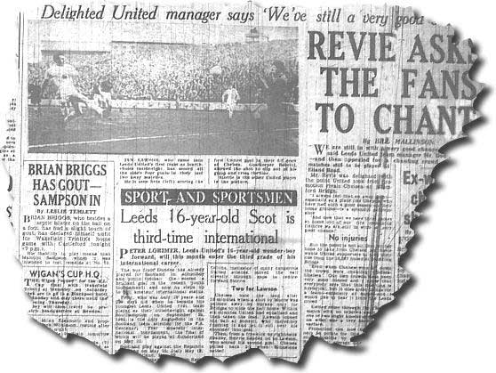 Yorkshire Evening Post 1 May - Ian Lawson nets his first goal at Chelsea