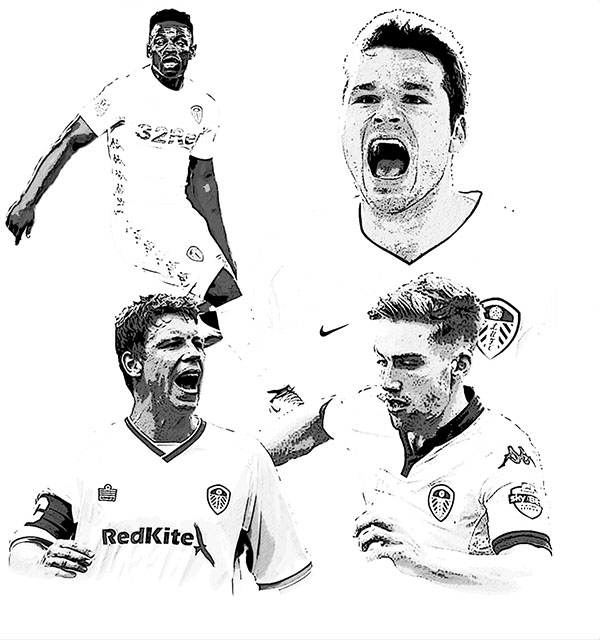 Ronaldo Vieira, Mark Viduka, Alan Thompson and Charlie Taylor