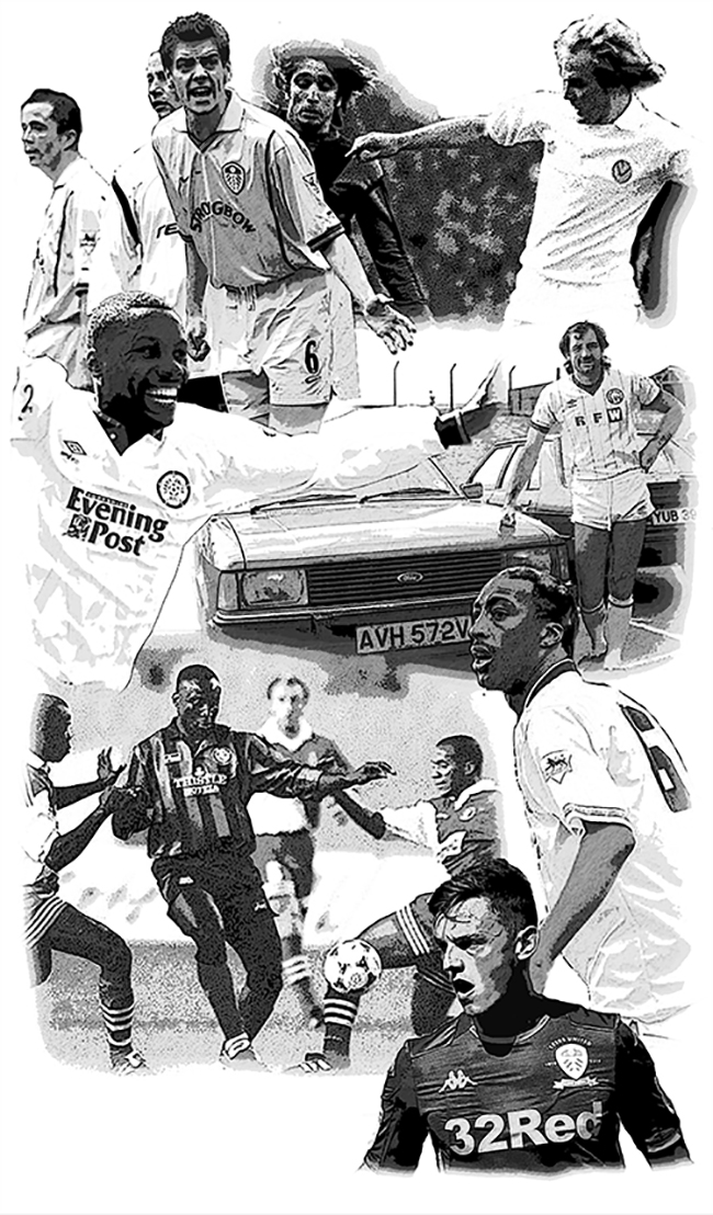 Jonathan Woodgate, Terry Yorath, Rod Wallace, Frank Worthington, Tony Yeboah, Chris Whyte, Ben White