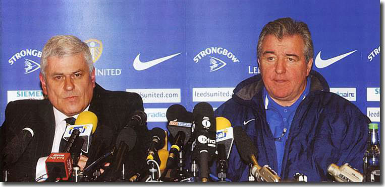 By the time of this irritable press conference the eyes and the body language said it all for Peter Ridsdale and Terry Venables - this is the end