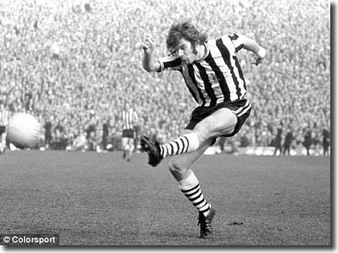 Supermac, Malcolm Macdonald, in typical all action pose, scored the winner but didn't have that great a game