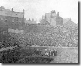 The Valley Parade stadium in 1908 - the picture was taken after significant improvement work was carried out at the ground