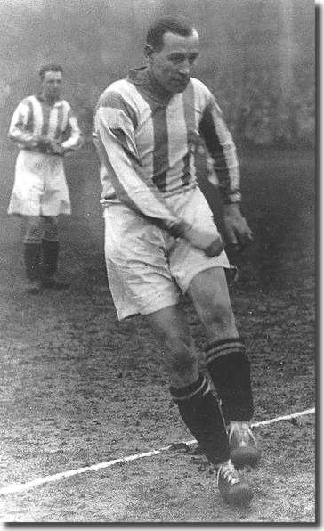 Inside left Russell Wainscoat was just one of a host of stars at Elland Road in the late 20's